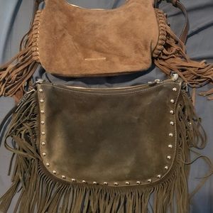 2 Michael Kors fringe bags